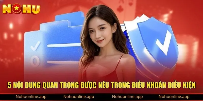 5 nội dung quan trọng được nêu trong điều khoản điều kiện
